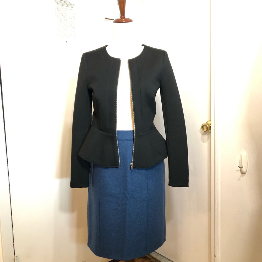 MaxMara Weekend - Wool Pencil/Mini Skirt - Dark Teal - US 8